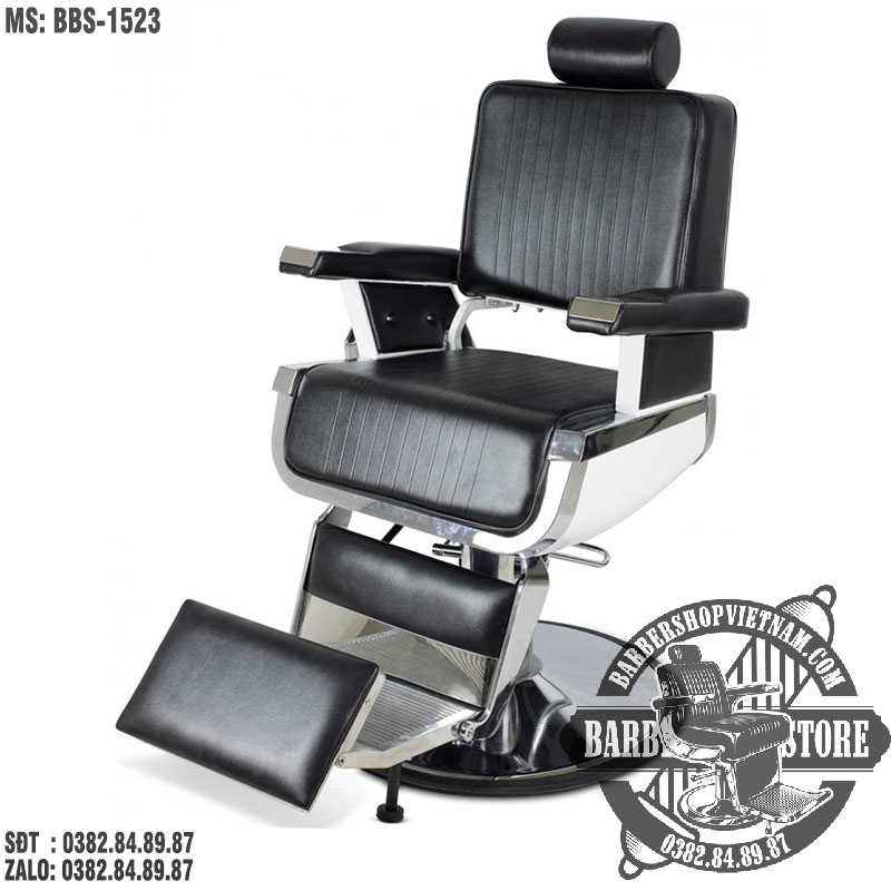 ghế cắt tóc nam BBS-1523 màu đen nguyên bản
