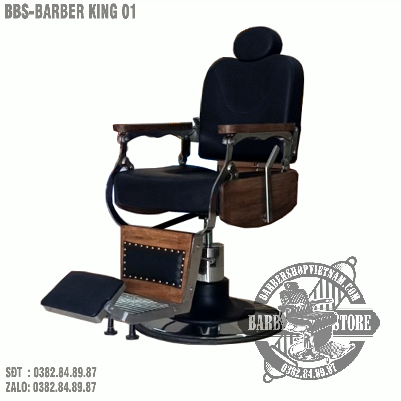 Ghế cắt tóc nam cao cấp BBS-Barber King 01