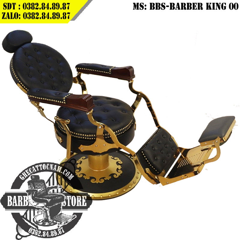 BBS-Barber King 00 có đầy đủ chức năng của một dòng ghế Barber cao cấp
