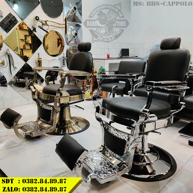 Ghế cắt tóc BBS-Cappolo cao cấp tại tiệm tóc